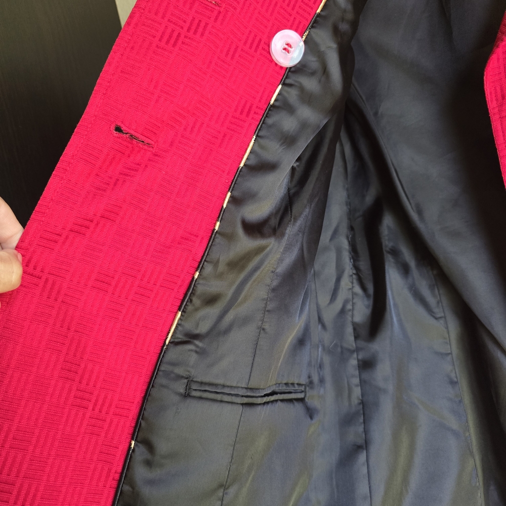 Mary Kay By Twinhill Womens Red Trench Coat. Made exclusively for Mary Kay - Picture 14 of 16